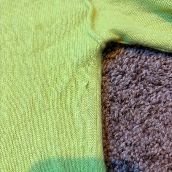 Free People Lime V-Neck Sweater - Picture 11 of 12